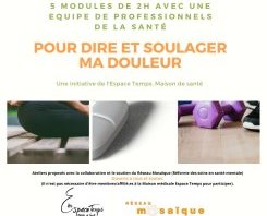 Pour dire et soulager ma douleur