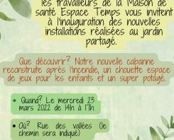 Inauguration du Jardin des Vallées